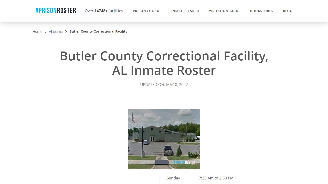 Butler County Correctional Facility, AL Inmate Roster